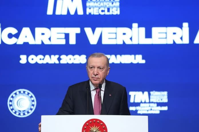 Cumhurbaşkanı Erdoğan: 2025'te Cumhuriyet tarihimizin en yüksek ihracat rakamlarını gerçekleştirdik