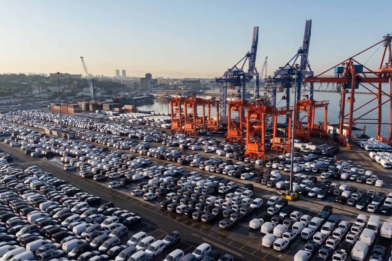 Haydarpaşa Limanı'nda otomobil seli
