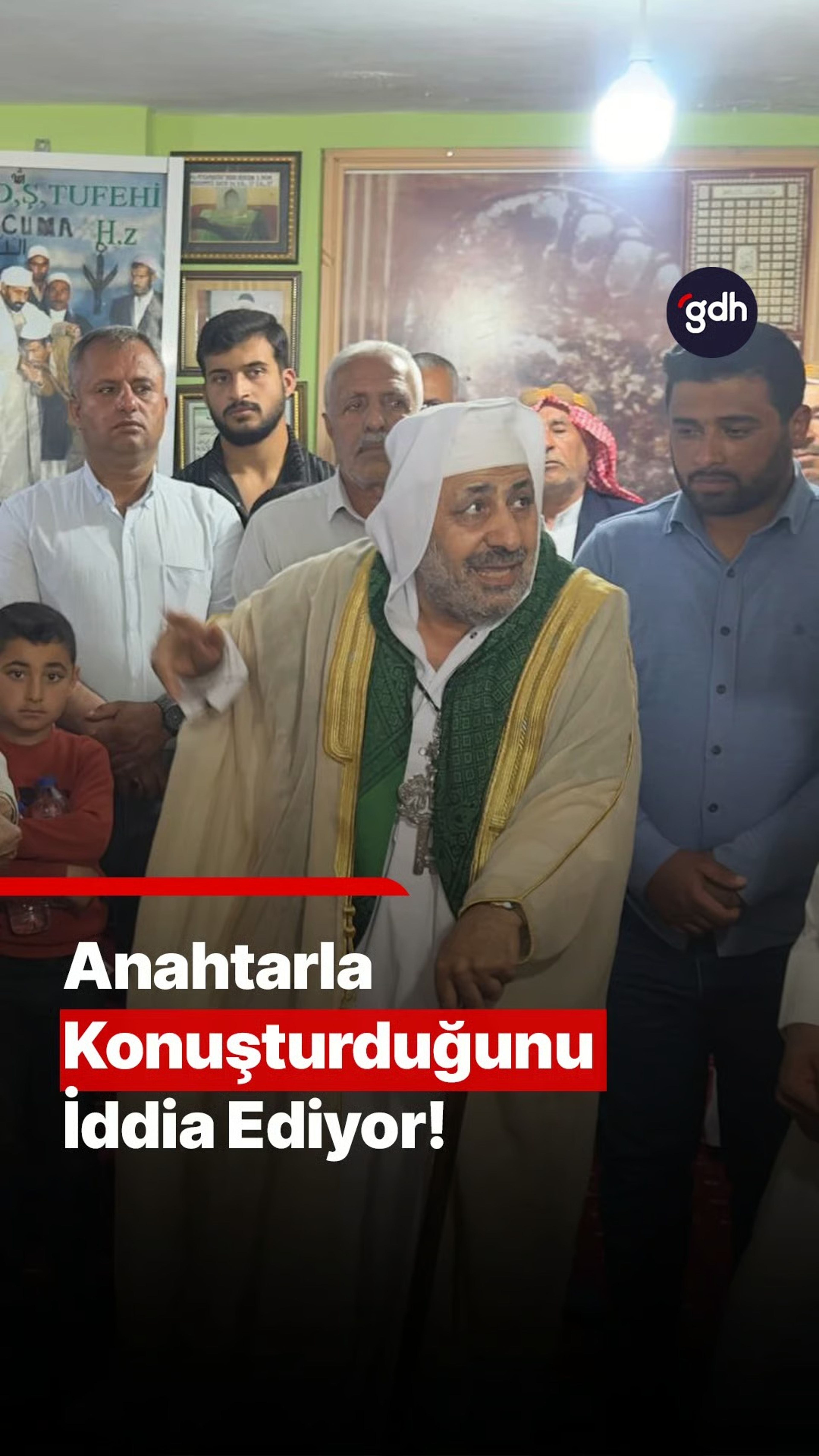 Anahtarla konuşturduğunu iddia ediyor