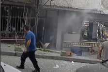 İş yerinde patlama meydana geldi