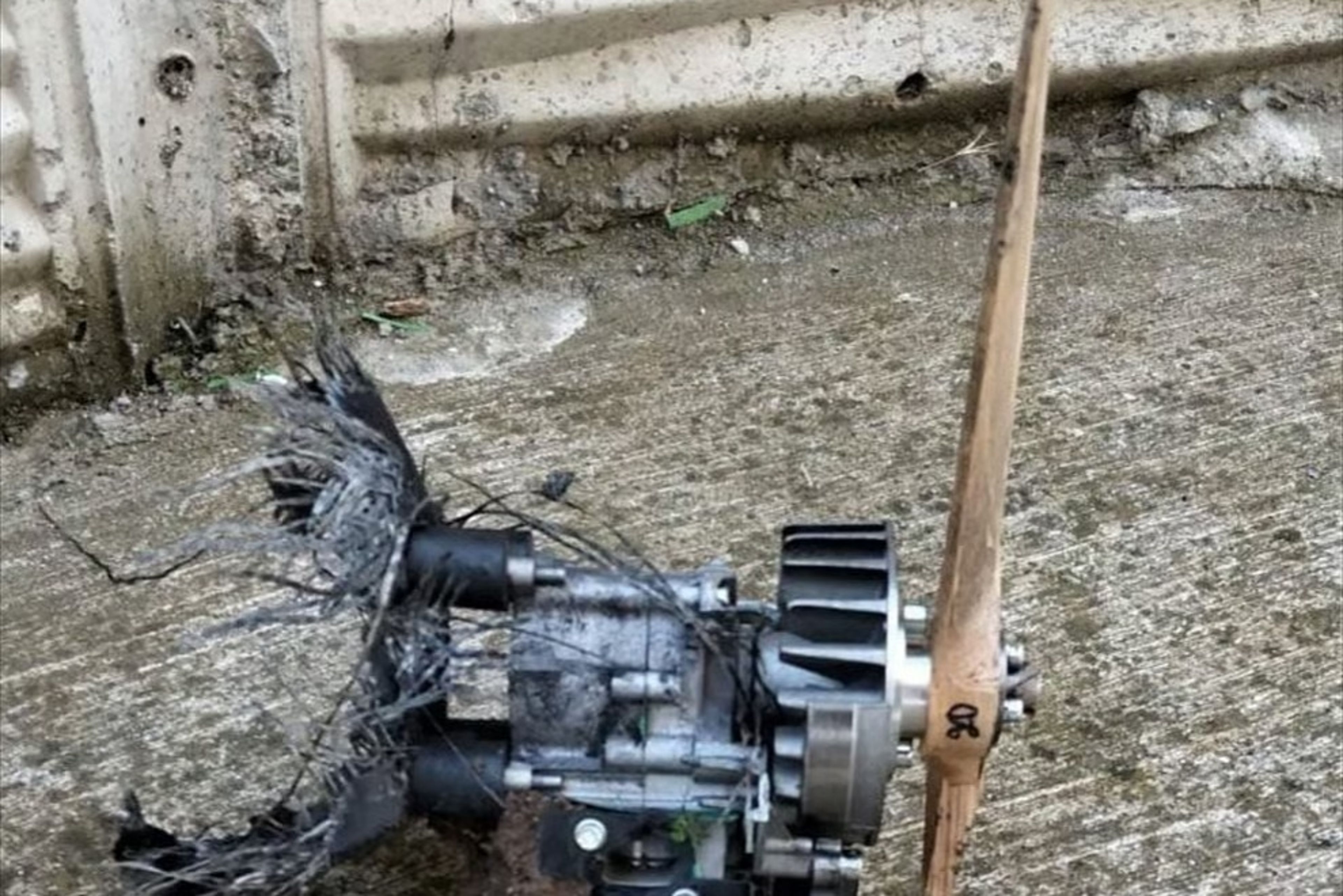 Samsun'da sokak ortasına İHA düştü: Düşen İHA ile ilgili inceleme başlatıldı