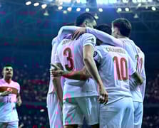 A Milli Takım'dan Gürcistan'a gol yağmuru: Merih'ten duble