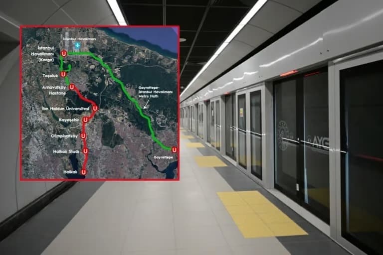 Erdoğan ücretsiz ulaşım tarihini açıkladı! Yeni metroda duraklar ve süreler belli oldu