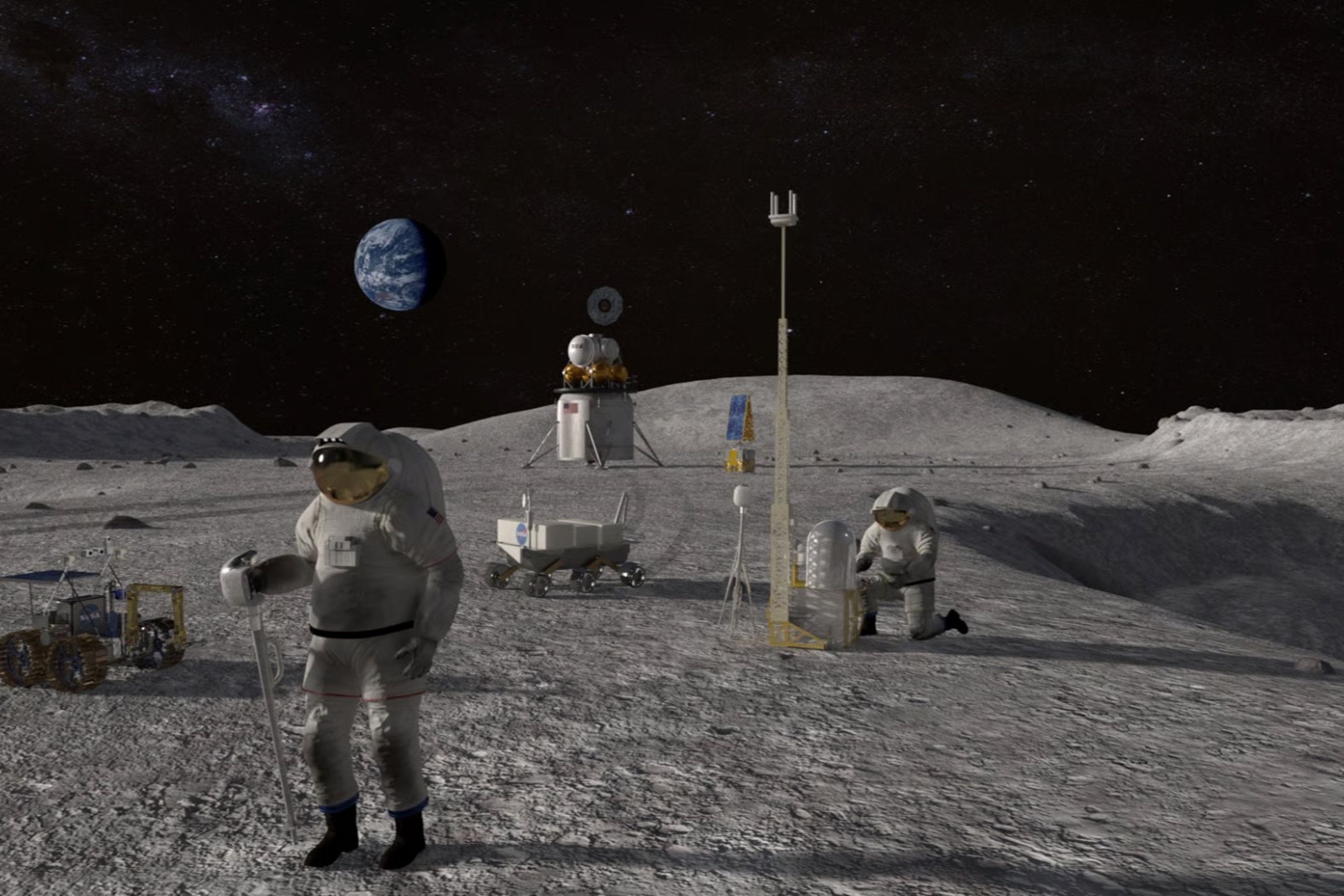 NASA, insanlı Ay görevi için 9 olası iniş bölgesi seçti