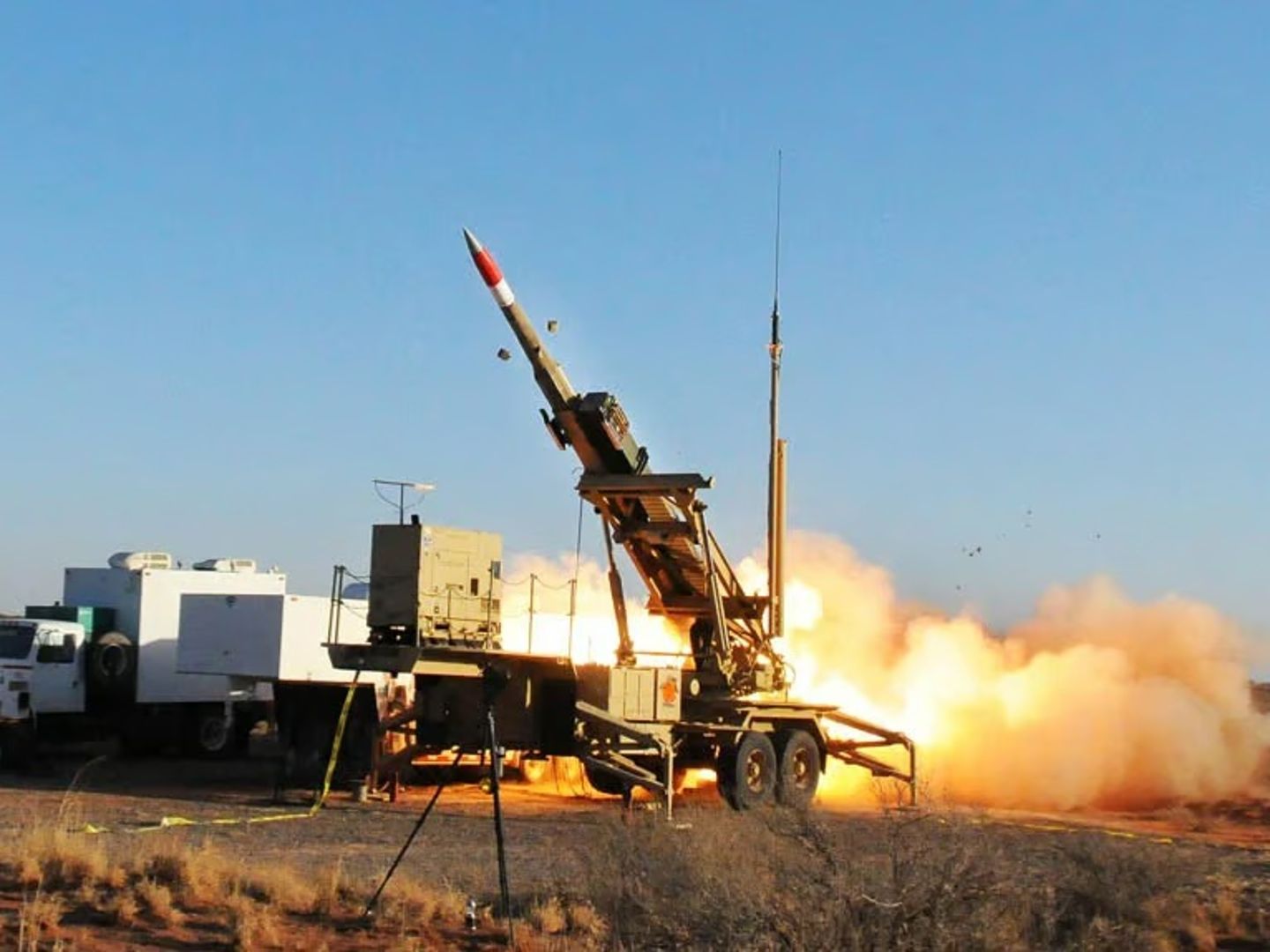 Ukrayna Patriot sistemleri için yeni PAC-3 önleyici füzeleri teslim aldı