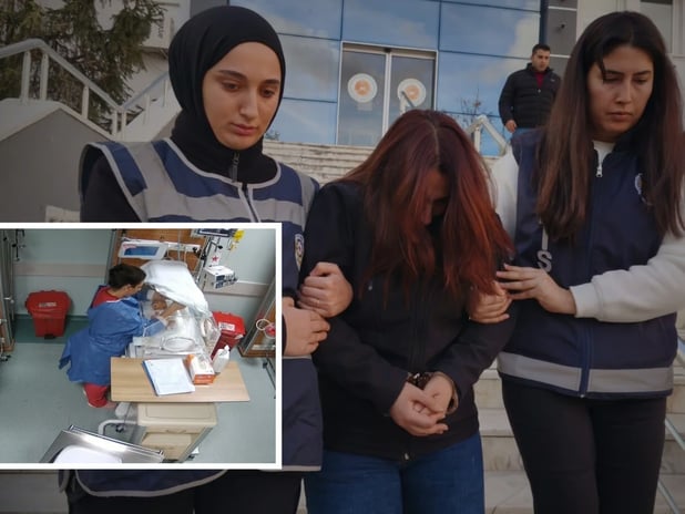 5 günlük bebeğe şiddet uygulamıştı! Cani hemşire tutuklandı