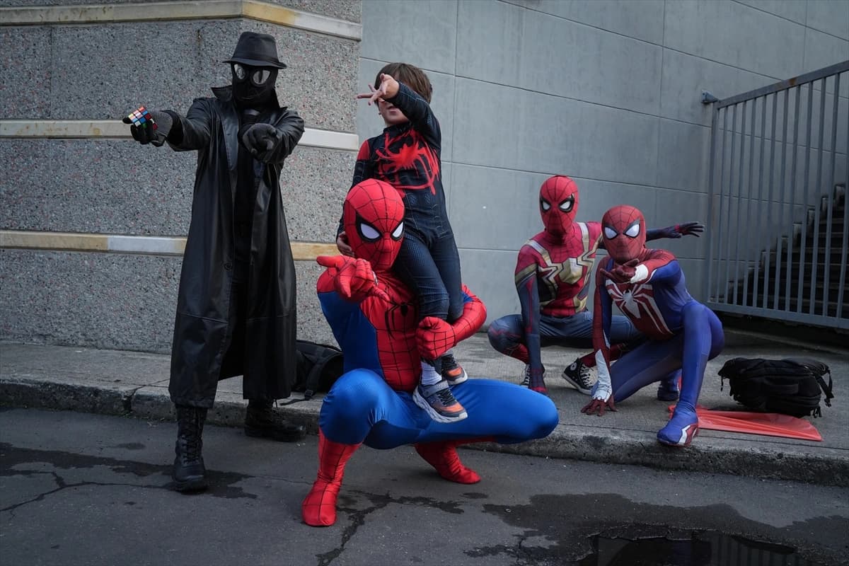 Kolombiya'daki cosplay etkinliği renkli anlara sahne oldu