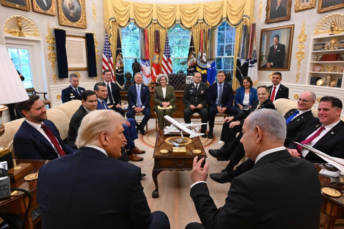 ABD Başkanı Donald Trump, İsrail Başbakanı Binyamin Netanyahu'yu Beyaz Saray'da ağırladı. (Beyaz Saray))