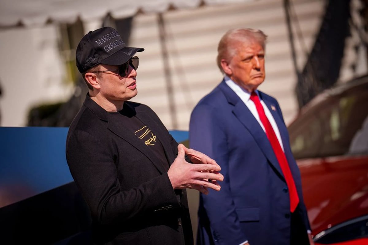 İş insanı Elon Musk ve ABD Başkanı Donald Trump