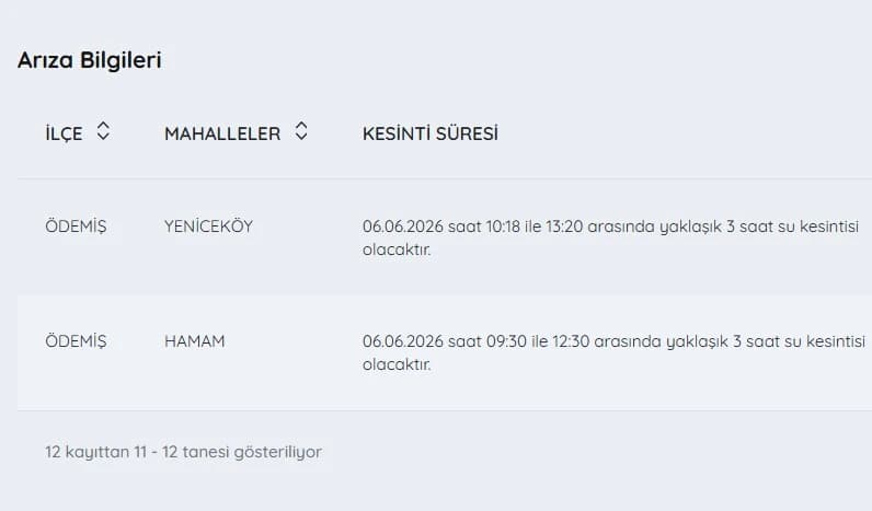 İZSU kesintileri listesi | İZSU ile 6 Haziran bugün İzmir'de su kesintisi var mı, nerelerde, kaç şiddetinde?