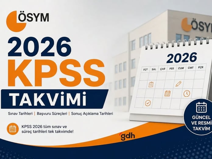 KPSS ne zaman? ÖSYM ile 2026 Kamu Personeli Seçme Sınavı hangi tarihte?