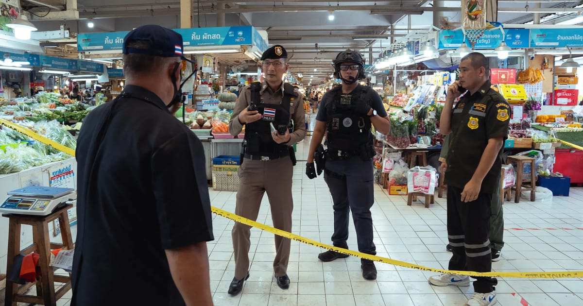 Five Killed In Shooting At Bangkok Tourist Market