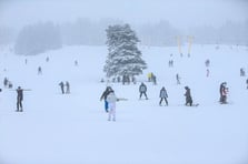 Uludağ’da kış şöleni: Kar kalınlığı 1,5 metreye yaklaştı
