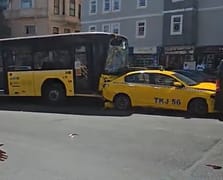 9 aracın karıştığı zincirleme kaza meydana geldi