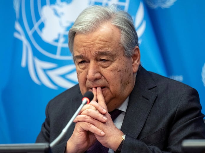 BM Genel Sekreteri Guterres İsrail'in Gazze'ye saldırılarını kınadı