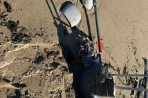 Halk plajında İHA alarmı! Bölge boşaltıldı 