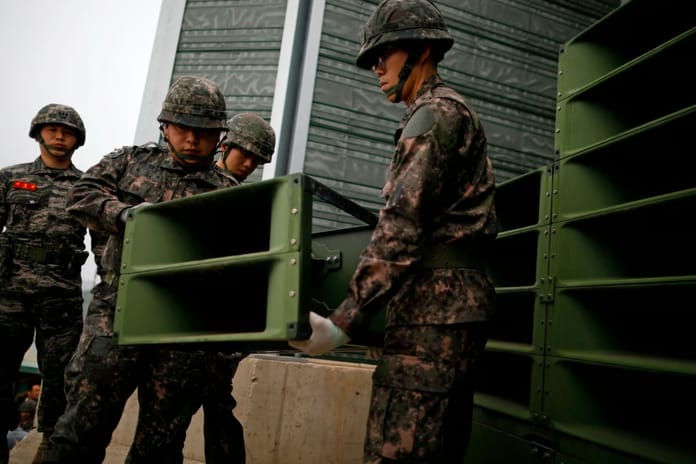 Güney Kore Kuzey'e karşı propaganda hoparlörlerini kaldırıyor
