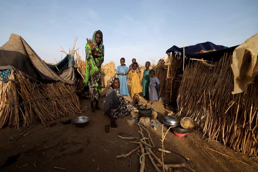 Sudan'da yerinden edilmiş siviller - Reuters