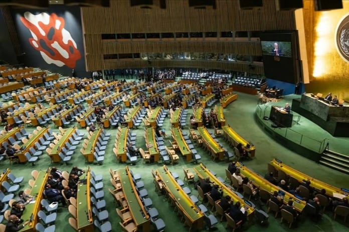 Netanyahu'ya BM Genel Kurulu'nda büyük protesto