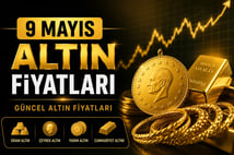 Altın fiyatları 2026 | 9 Mayıs çeyrek, yarım, tam, cumhuriyet, gram altın fiyatları ne kadar, kaç TL?