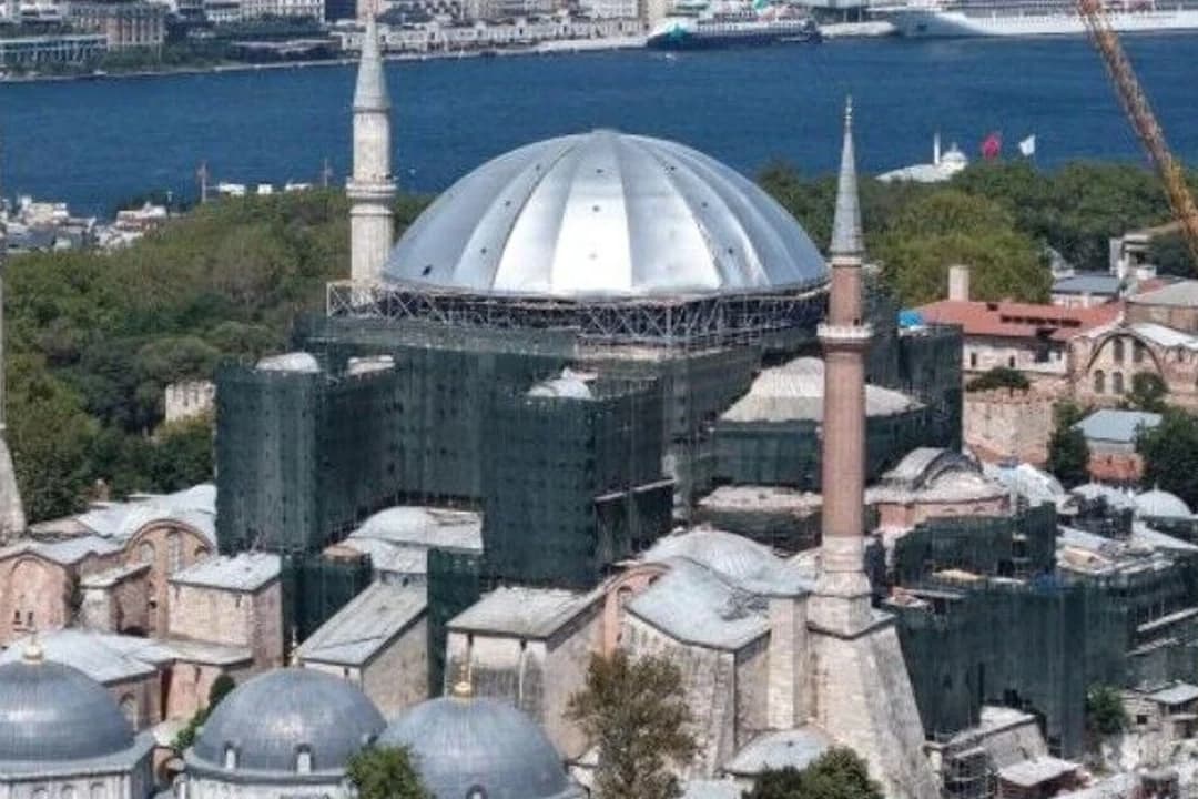 Ayasofya’da cumhuriyet tarihinin en kapsamlı restorasyonu 