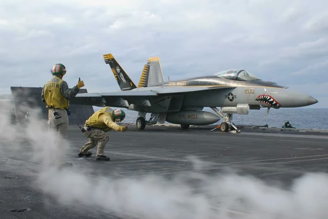 ABD 3D baskılı F/A-18 onarımını test ediyor