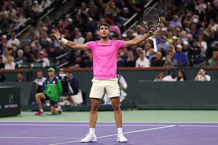 Tenis tarihinde bir ilk: Carlos Alcaraz, "Büyük 15" turnuvanın her birinde çeyrek final gören en genç erkek tenisçi unvanını aldı