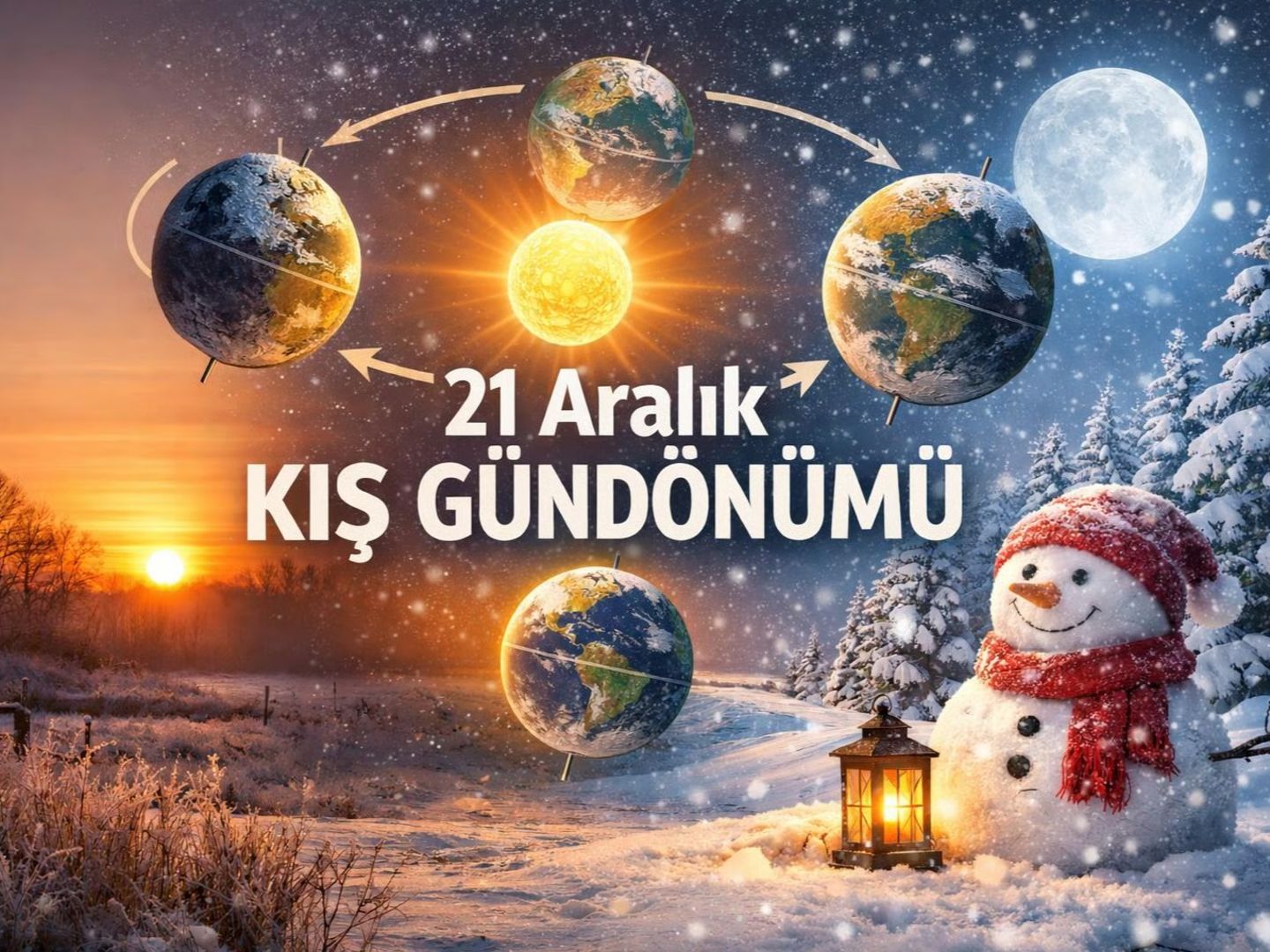 21 Aralık kış gündönümünde ne oluyor? 21 Aralık en uzun gece mi?