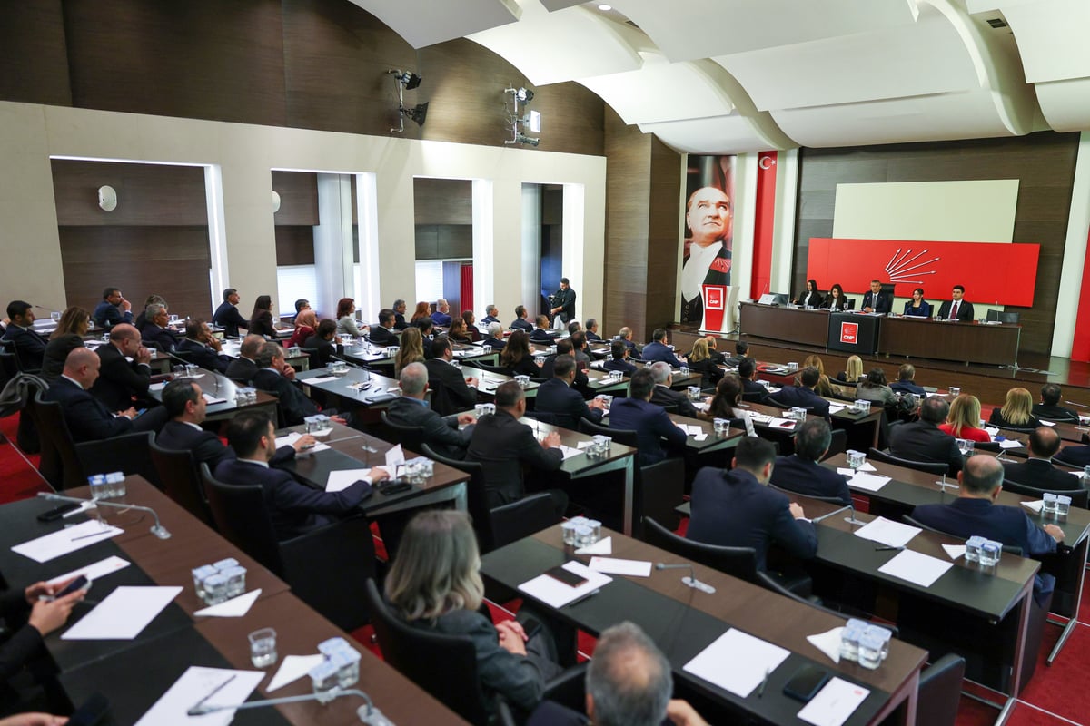 CHP Genel Başkanı Özgür Özel, CHP'nin Parti Meclisi Toplantısına başkanlık etti. -  CHP Fotoğraf Servisi 