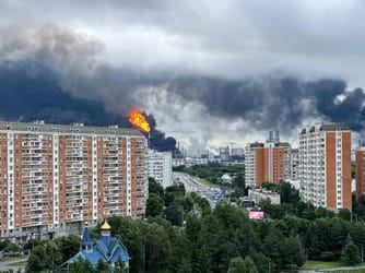 Ukraine Launches Largest Moscow Drone Attack in Two Years