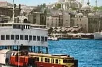 Boğaziçi'nde tren gemisi