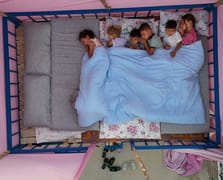 Mardin ve Batman'da sıcaklardan damda uyuyarak korunuyorlar