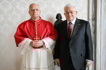 Mahmud Abbas ile Papa Leo'dan önemli görüşme