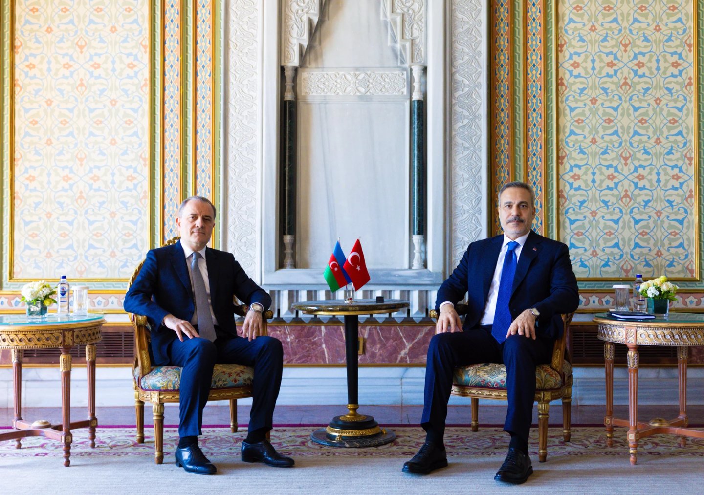 Ceyhun Bayramov ve Hakan Fidan - Dışişleri Bakanlığı X
