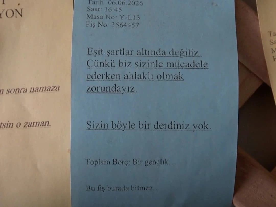 Hesap yerine mesaj çıkıyor