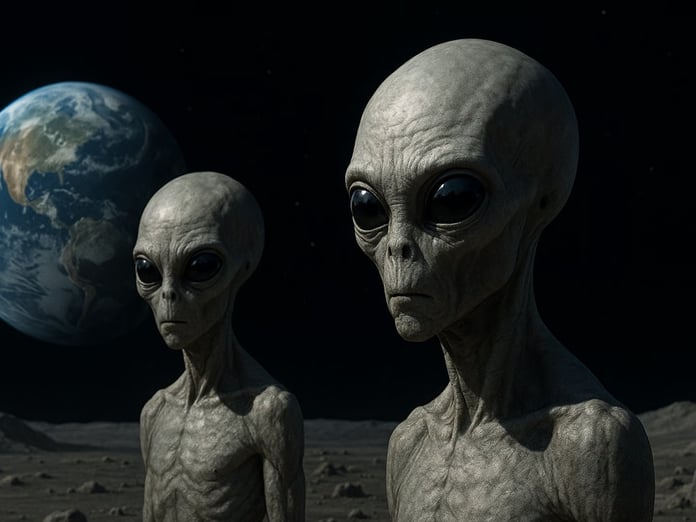Ay'da daha önce uzaylılar yaşamış olabilir