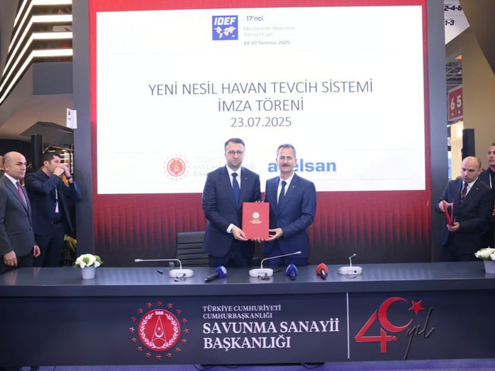 SSB ile ASELSAN arasında yeni nesil Havan Tevcih Sistemi sözleşmesi imzalandı