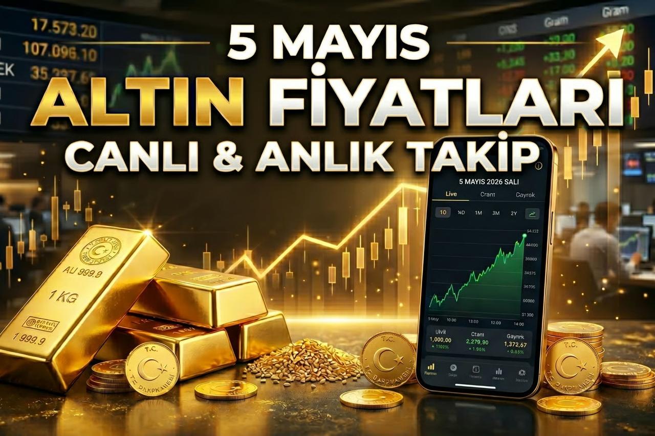 Altın fiyatları 2026 | 5 Mayıs bugün çeyrek, yarım, tam, gram altın fiyatları ne kadar, kaç TL?