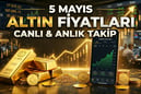 Altın fiyatları 2026 | 5 Mayıs bugün çeyrek, yarım, tam, gram altın fiyatları ne kadar, kaç TL?