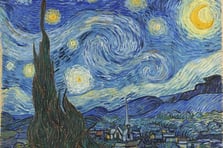 Van Gogh'un fırçasından fiziksel gerçeklik
