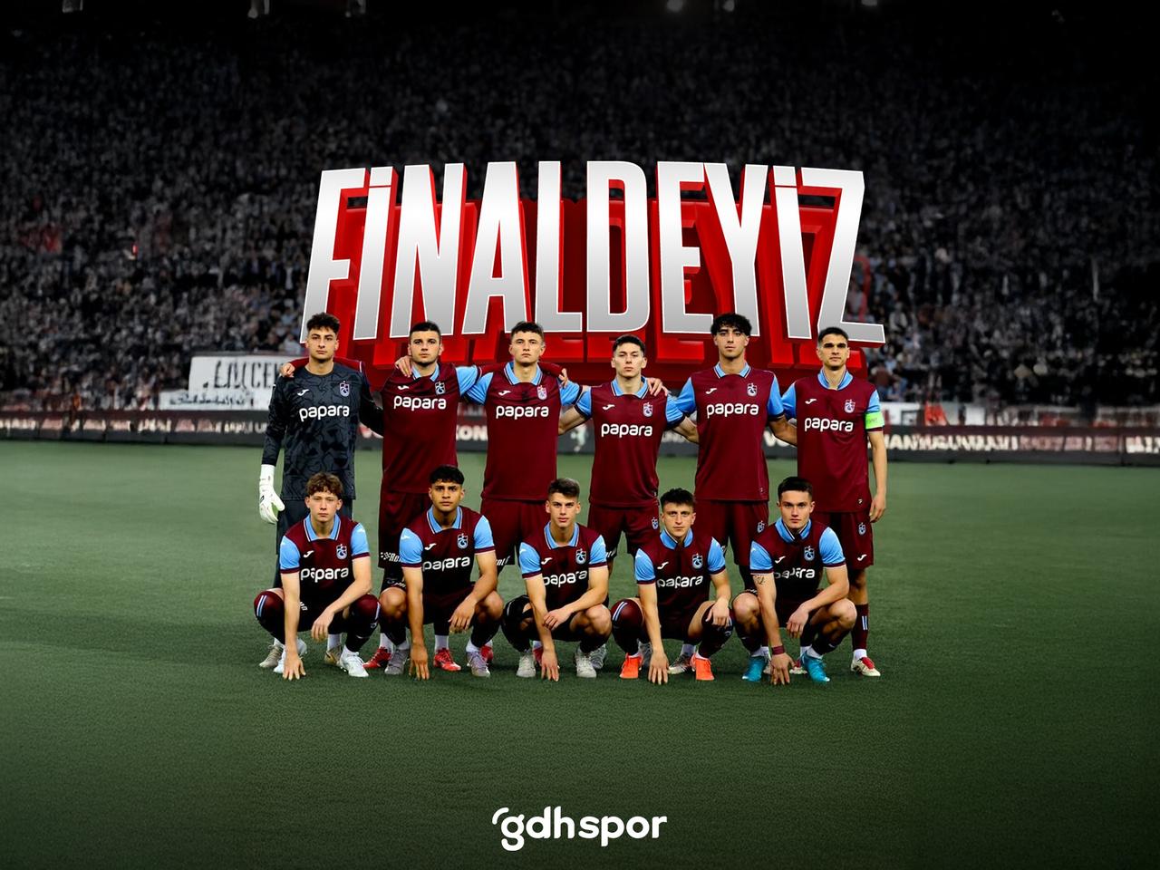 Trabzonspor U19 takımı UEFA Gençlik Ligi'nde finalde!