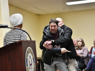 Trump's Most Fierce Critic Ilhan Omar Attacked on Stage