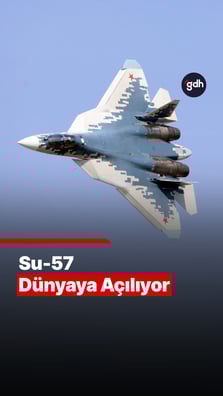 Rusya Su-57’yi yabancı alıcılara tanıtıyor.