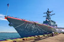 ABD Donanması DDG 124 güdümlü füze destroyerini hizmete aldı