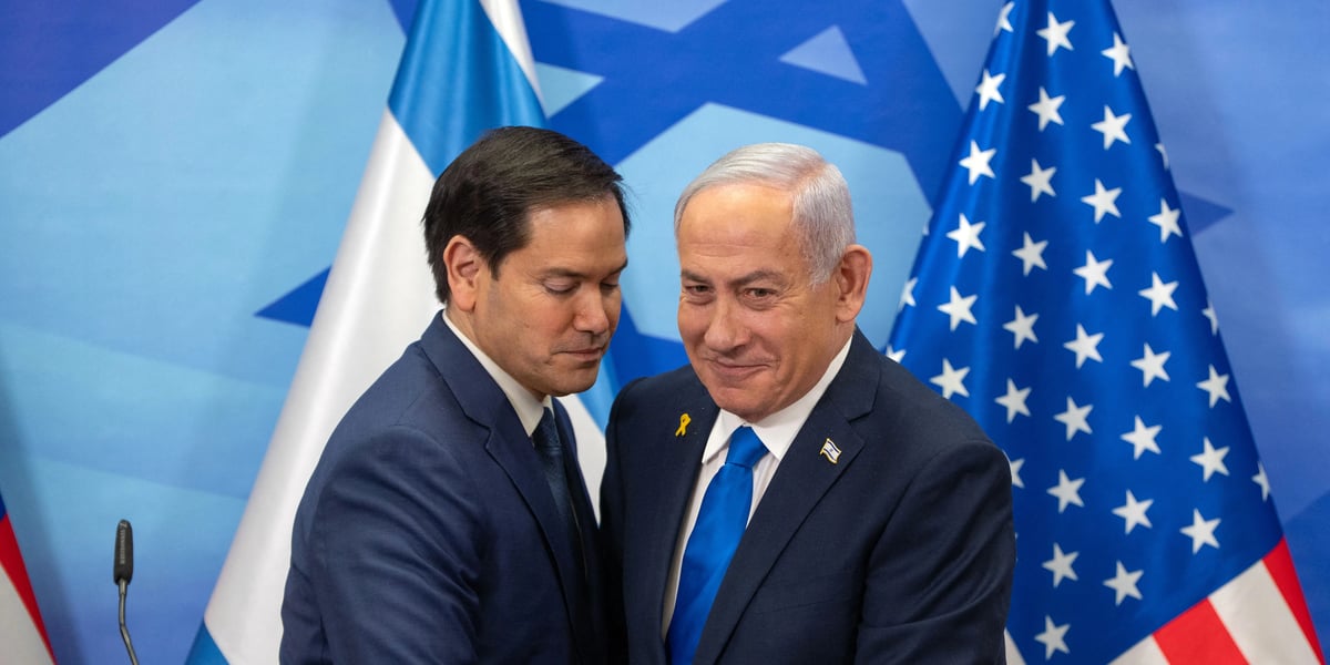 Marco Rubio ile Binyamin Netanyahu - Getty Images
