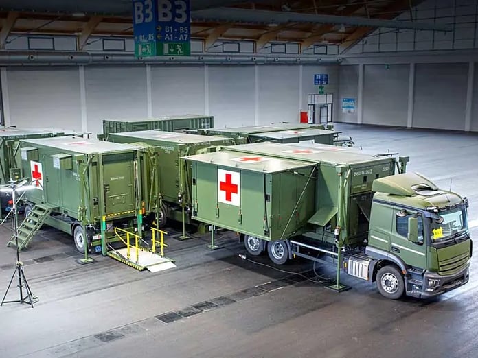 Rheinmetall Mobile Systeme Danimarka’ya beş adet Role 2 sahra hastanesi tedarik edecek