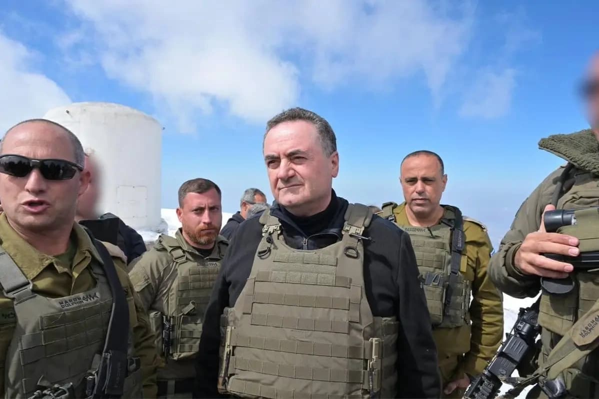 Katz çelik yelekle Türkiye'yi tehdit etti