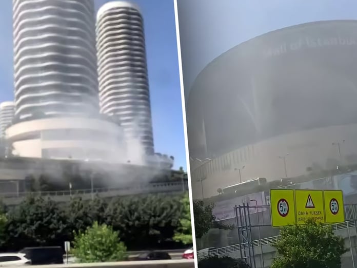 Mall of İstanbul'da yangın paniği
