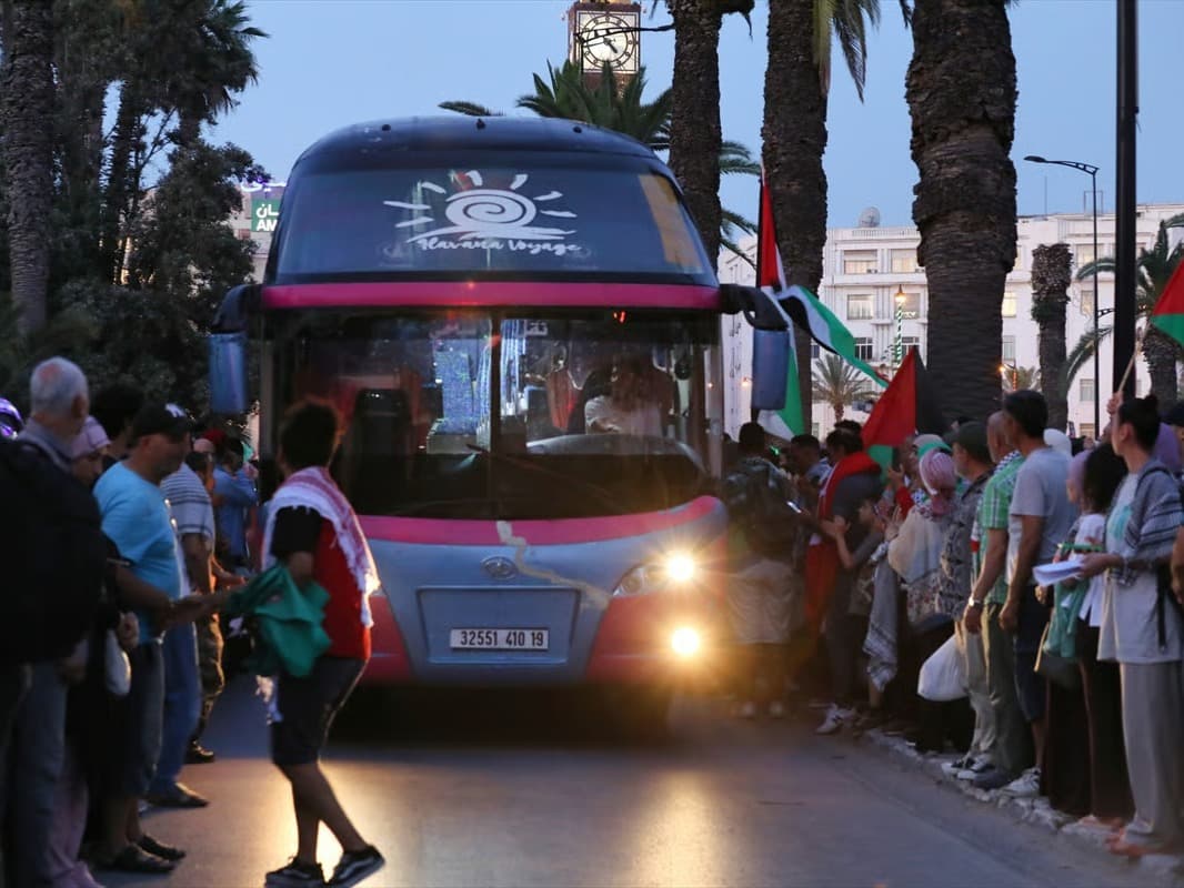 Mağrip konvoyu Gazze yolunda