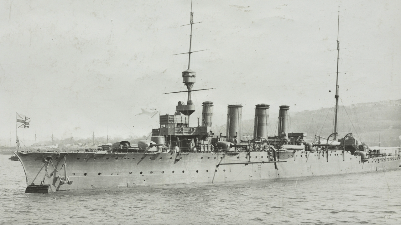 HMS Nottingham, 1915